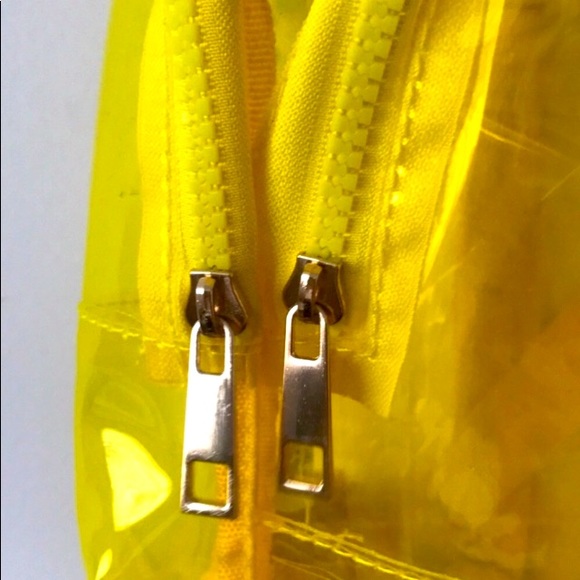 LF Yellow Neon Transparent Backpack - Picture 6 of 8